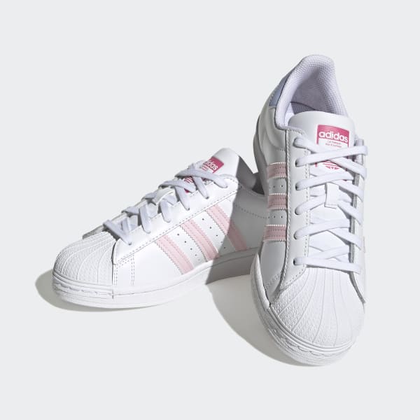 adidas super star rose pale