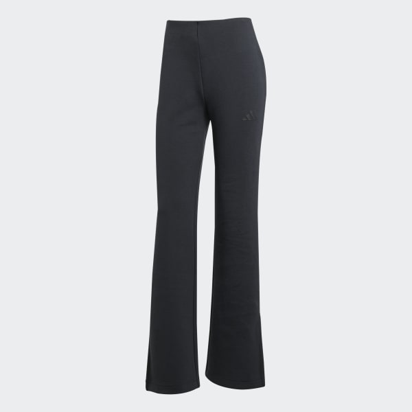 adidas Soft Lux Flared Pants - Black | Free Shipping with adiClub