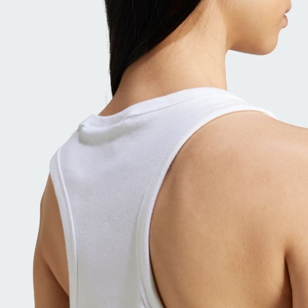 adidas アディダス ミニ丈 Tシャツ×タンクトップ ホワイト トップス adidasアディダス ミニT タンクトップ セット - メルカリ