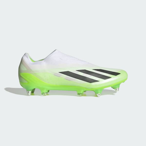 Blanco Botines de Fútbol X Crazyfast.1 Sin Cordones Terreno Suave