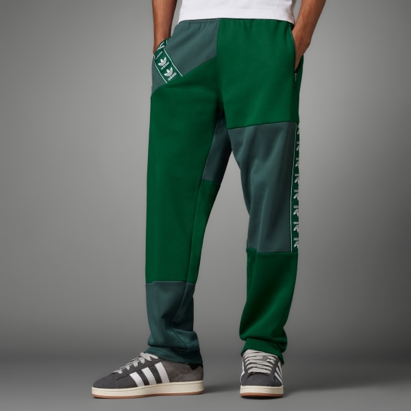 adidas Patchwork FB Track Pants Green | Men's Lifestyle adidas US