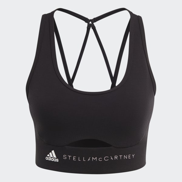 Schwarz adidas by Stella McCartney TrueStrength Medium-Support Sport-BH