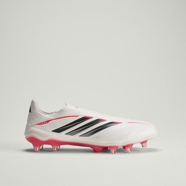 Blanco Botines de Fútbol sin Cordones para Terreno Firme COPA PURE IV ELITE