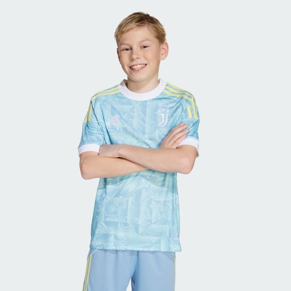 modrá Venkovní dres Juventus 25/26 Kids