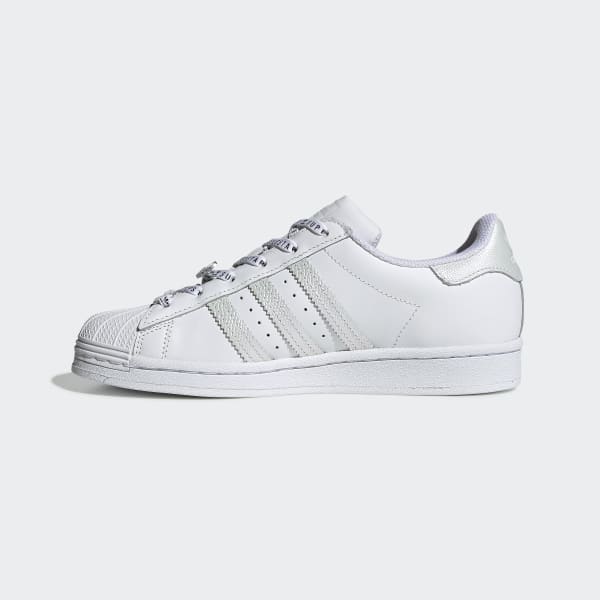 Women's Superstar White Shoes with Lace 