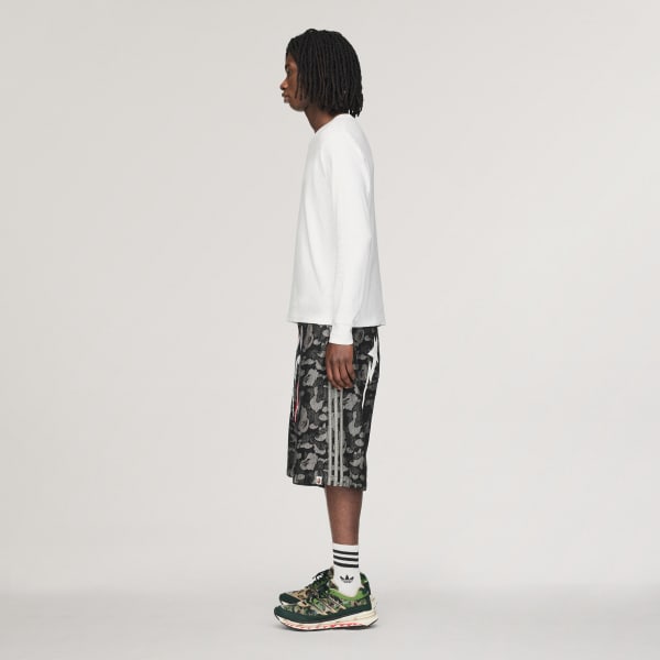 Svart SHARK DENIM BAPE KJOLSHORTS