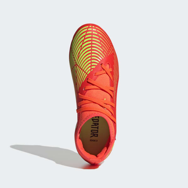 Laranja Botas de Futebol Predator Edge.3 – Piso firme