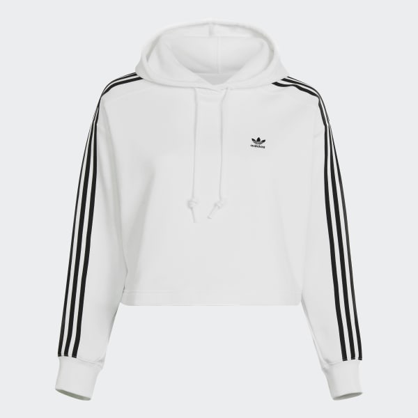 blanc Sweat-shirt à capuche Adicolor Classics (Grandes tailles) JG169