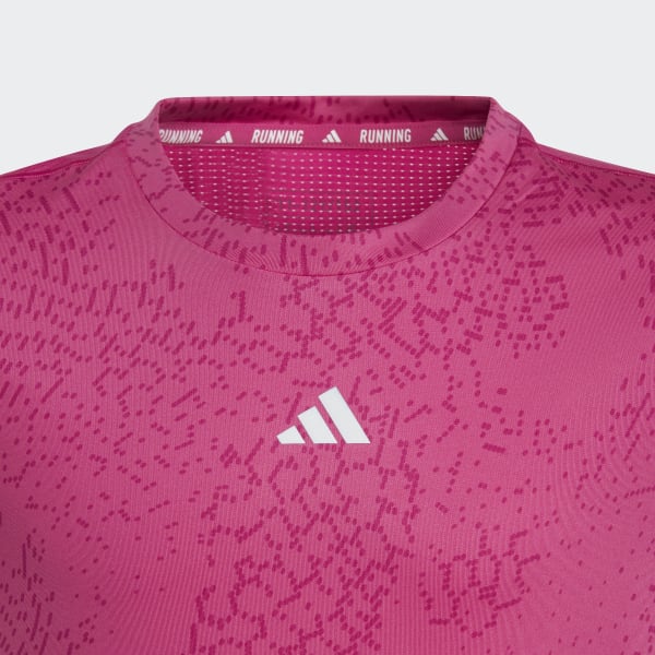 ruzová Tričko AEROREADY 3-Stripes Allover Print