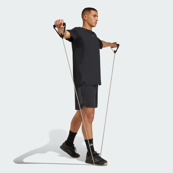 Black D4T PrimeLift 3 STRIPES T-SHIRT