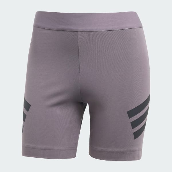 Grey Future Icons 3-Stripes Biker Shorts