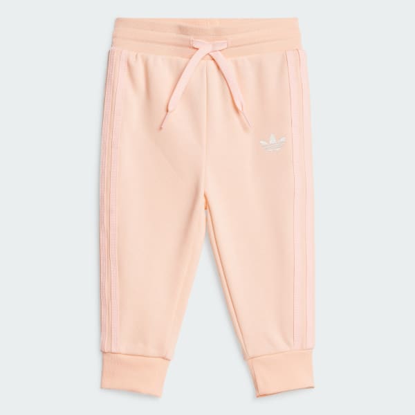 Pink Oversized Crew Set Kids