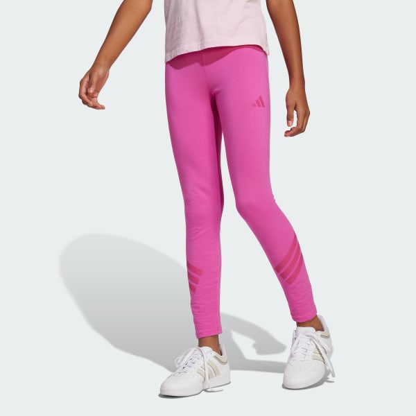 Pink Future Icons 3-Stripes Leggings Kids