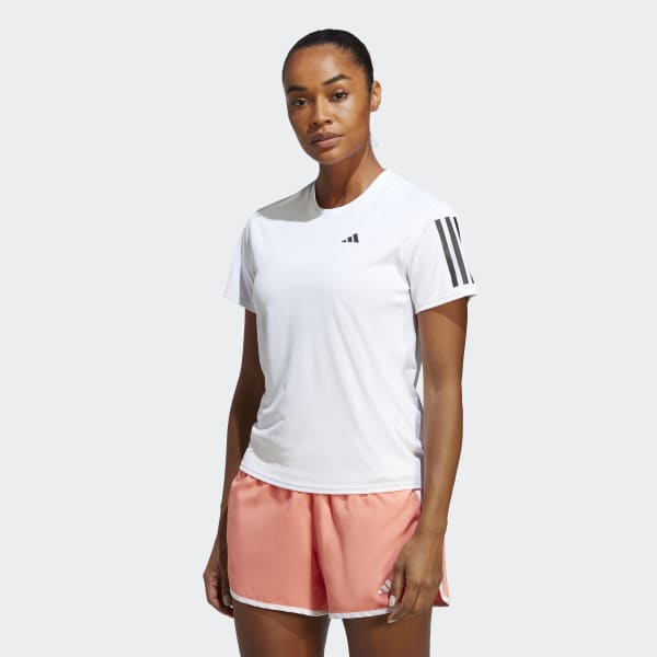 Meedogenloos Belofte ondergoed adidas Own the Run Tee - White | Women's Running | adidas US