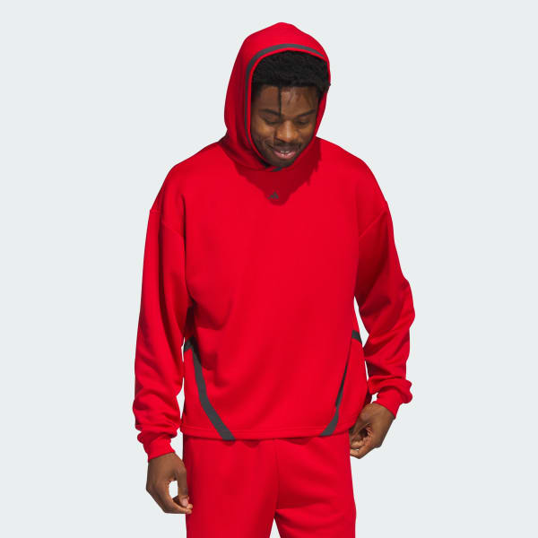 Poleron rojo adidas hombre deals
