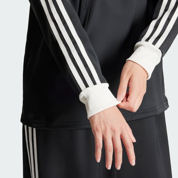 Adidas originals 3 stripe long sleeve tee clearance