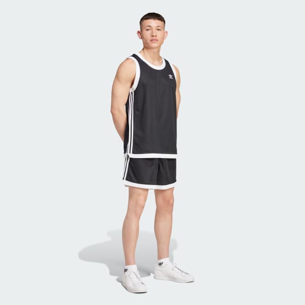 Sort Adicolor Mock Eyelet vest