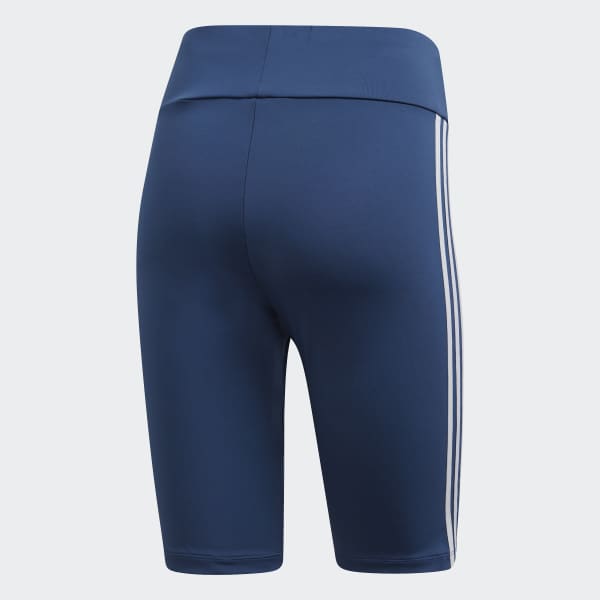 blue adidas biker shorts