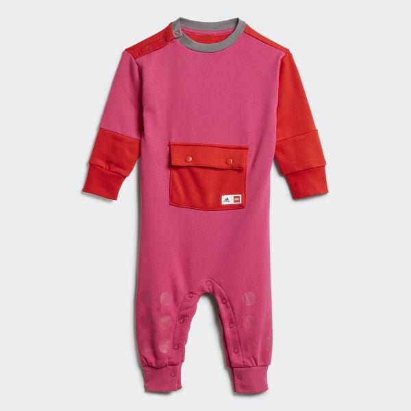 Burgundy adidas x LEGO® DUPLO® sparkedragt