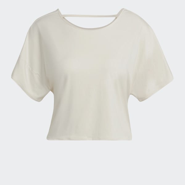 Beige Camiseta Studio Backless