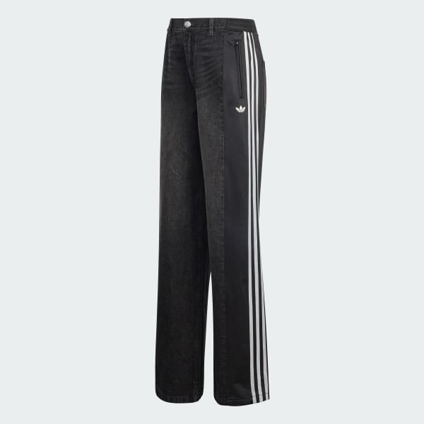 adidas Originals Athletic Dept Denim Firebird Pants - Black