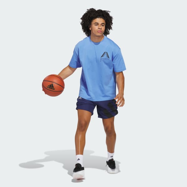 ブルー アンソニー・エドワーズ GFX スキーマティック Tシャツ