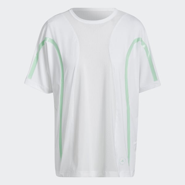 Weiss adidas by Stella McCartney TruePace Running Loose T-Shirt IE185