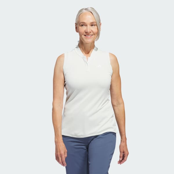 Green Ultimate365 Tour HEAT.RDY Sleeveless Polo Shirt
