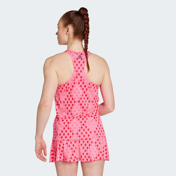 Rosa Playera sin mangas con gráficos con Climacool del Club de Tenis