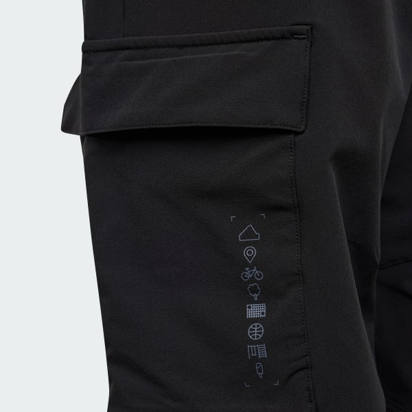 Youth black cheap cargo pants