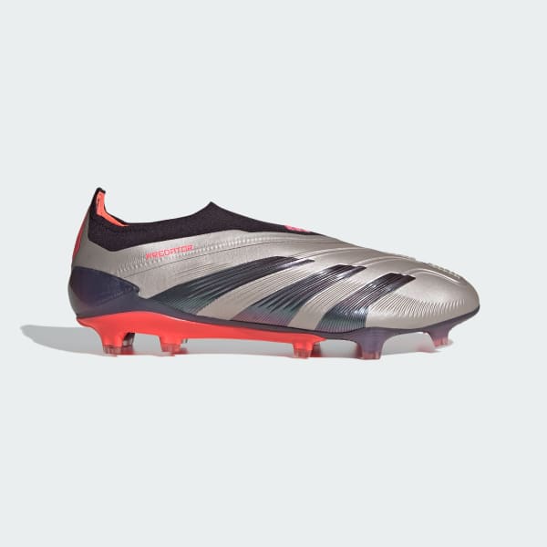 adidas Predator Elite Laceless Çim Saha Kramponu - Gri | adidas