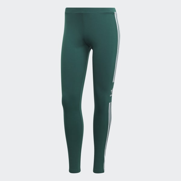 adidas trefoil leggings green