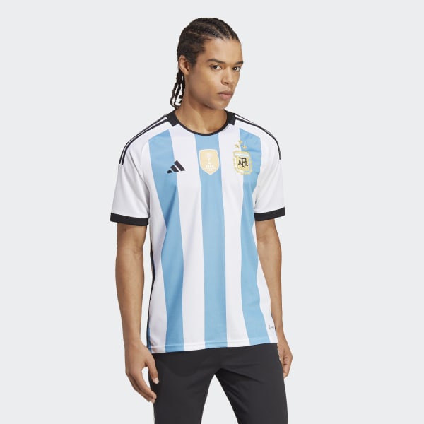 adidas Argentina 22 Winners Home Jersey - White | Men's Soccer adidas