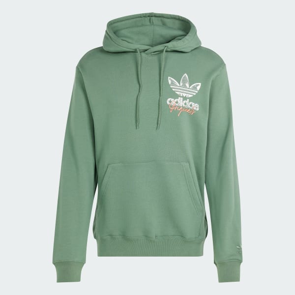Olive green shop adidas hoodie womens