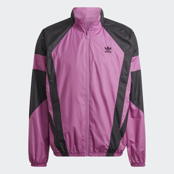 Purple adidas Rekive Graphic Track Top TV721