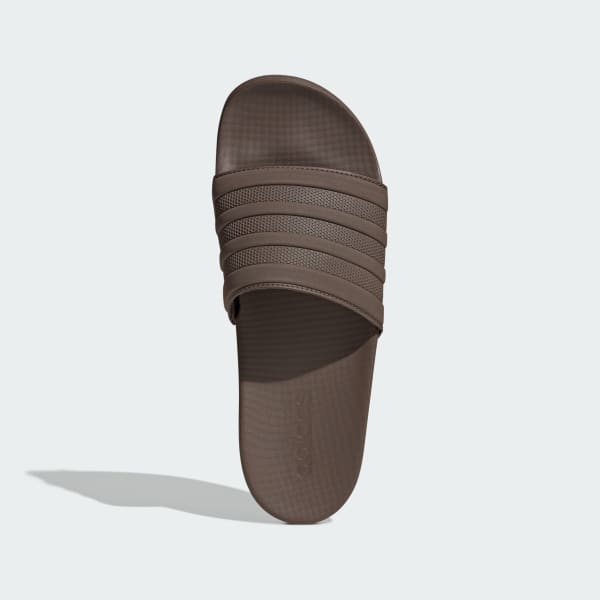 Brown Adilette Comfort Slides
