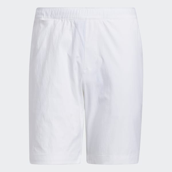 White Ripstop Nine-Inch Golf Shorts