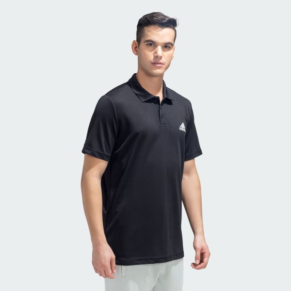Black DESIGNED TO MOVE POLO TEE