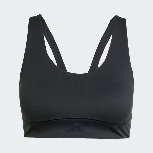 Hitam Bra adidas All Me Luxe Medium Support