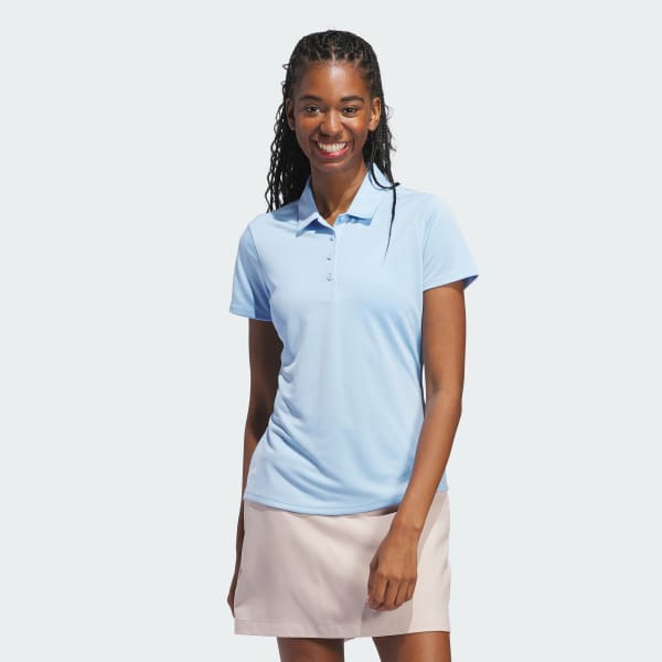 Bla Women's Solid Performance Short Sleeve Poloskjorte
