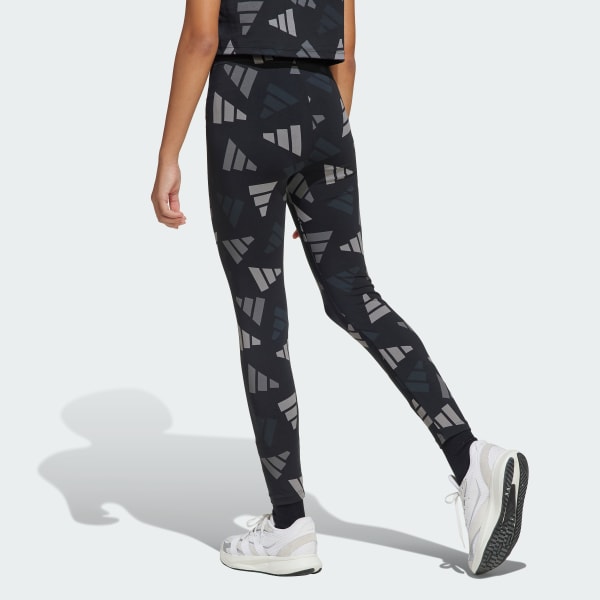 Negro Mallas Essentials Seasonal Logo Celebration Kids Corte Alto 