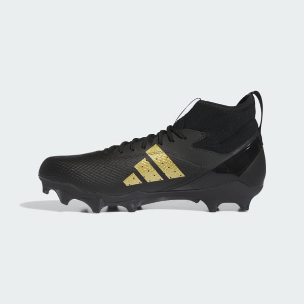 Boys black and gold football cleats hot sale
