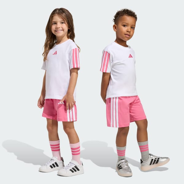 Branco Conjunto Camiseta Essentials Infantil