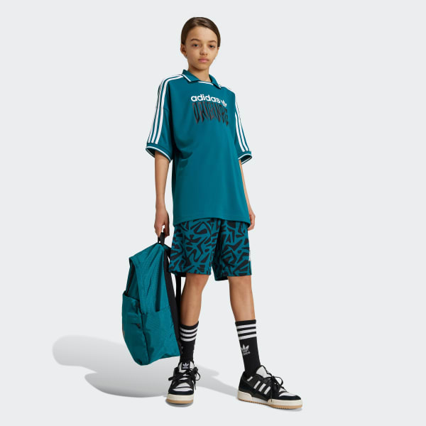 Turquesa Polera Estampada Niños