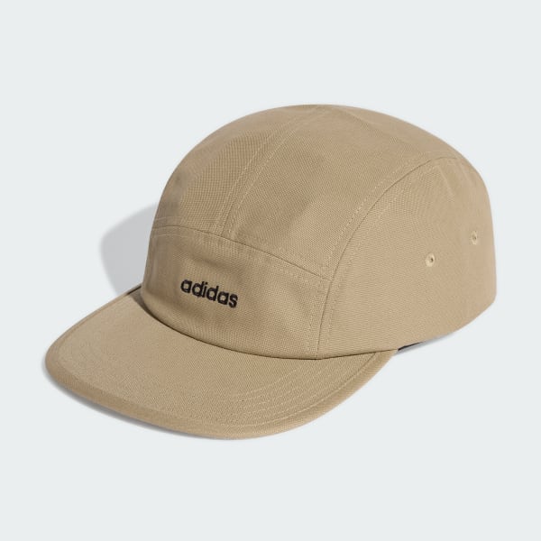 Brown 5패널 캔버스 캡