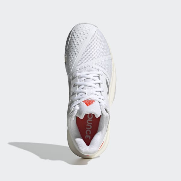 Adidas courtjam bounce white women's shoes hotsell