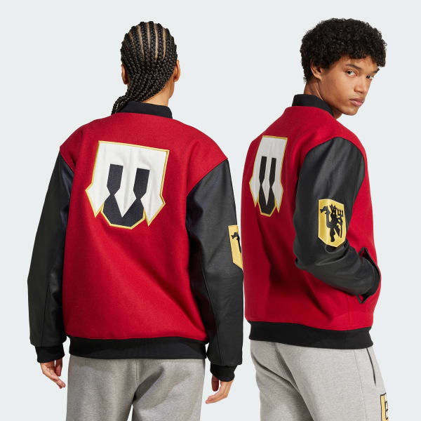 Weinrot Manchester United VRCT Jacke – Genderneutral