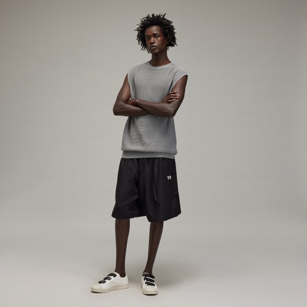 Black Y-3 Sport Uniform 3-Stripes Shorts