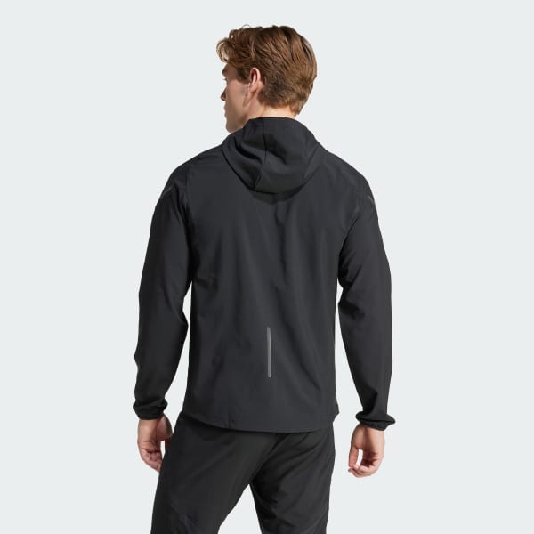 Schwarz Real Madrid Tiro 25 Pro Vis Tech Travel Jacke