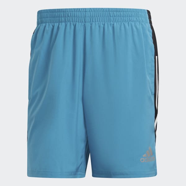 adidas OWN THE RUN 3 STRIPES SHORTS Turquoise adidas Philippines